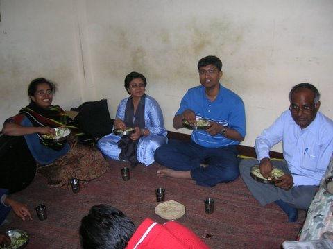 TCFC members sharing a meal together